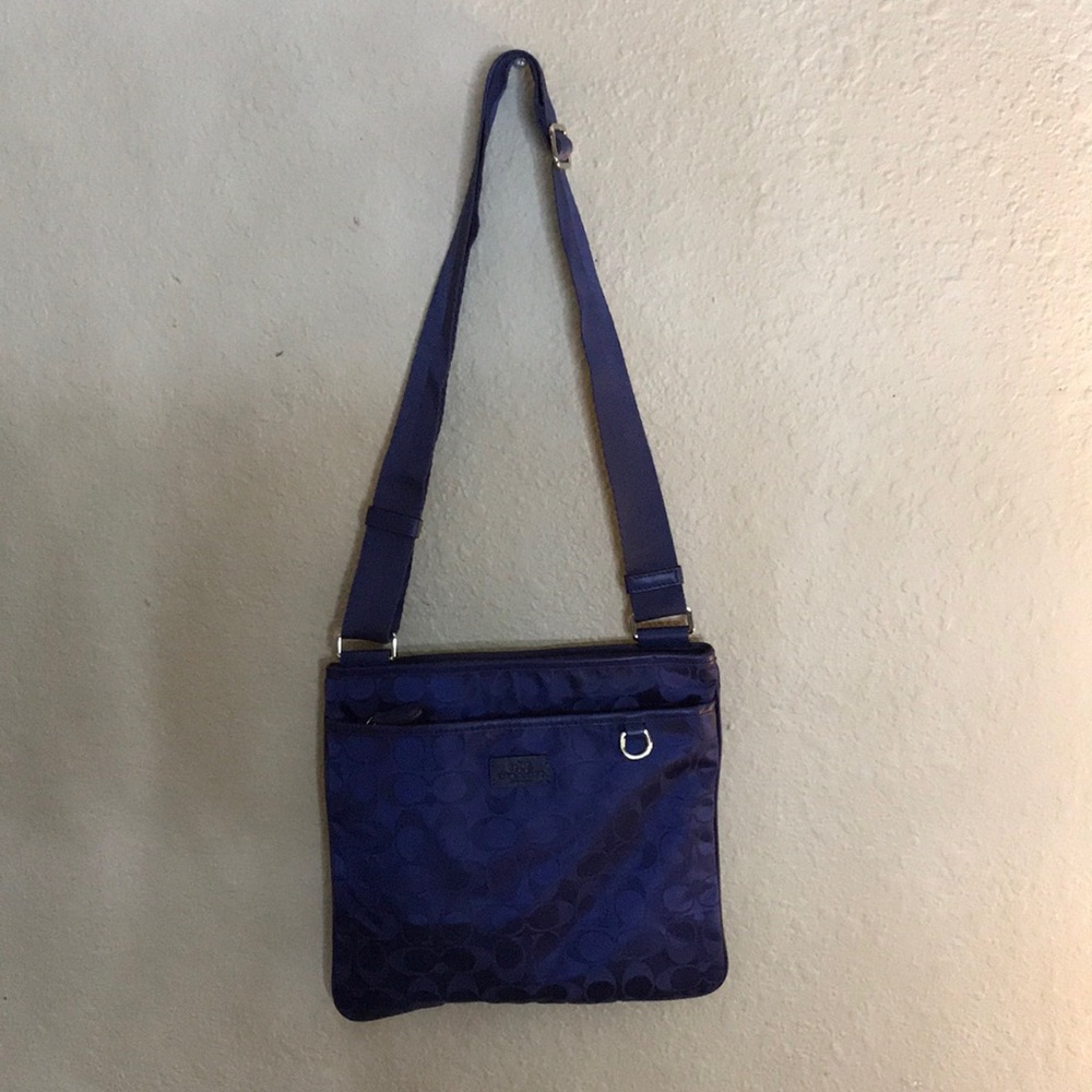 Blue Coach Purse